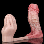 Realistic Silicone Cock Sleeve with Vibrating Butt Plug — Enlargement, Prostate Stimulation & Longer-Lasting Sex in One Integrated Set