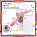Realistic Bare Skin Hollow Dildo Male Strap On - Huge Penis Sleeve Extender Pants for Men