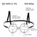 Metal Bettie Bondage Nipple Clamp Set - Women's Strap-on Adjustable BDSM Play