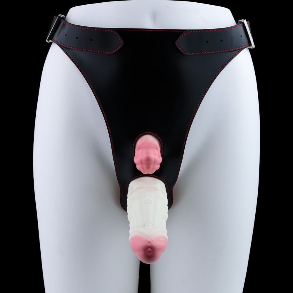 Domlust Fantasy Tentacle Dildo – Platinum Silicone C-Spot G-Spot A-Spot Strap-On Harness Compatible Sex Toy