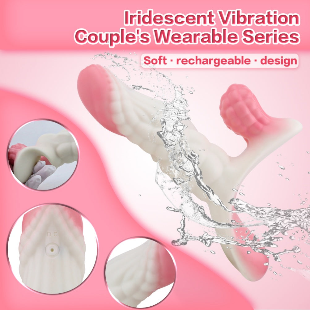 Domlust Fantasy Tentacle Dildo – Platinum Silicone C-Spot G-Spot A-Spot Strap-On Harness Compatible Sex Toy