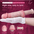 7 Inch Realistic Dildo – Dual-Layer Platinum Silicone | Bendable Flesh Tone | Suction Cup & Handheld | Domlust