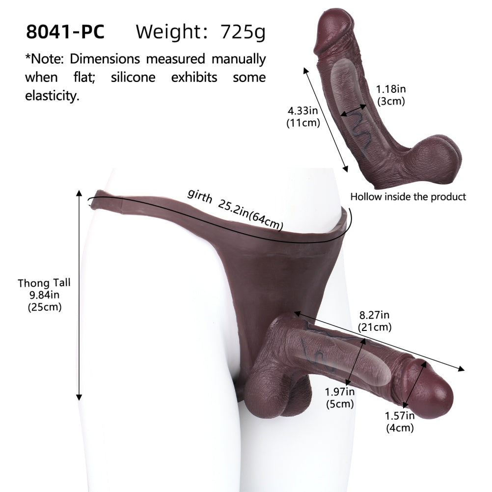 Black Cock Sleeve Sheath Underwear – Penis Enlargement and Girth Enhancement for Men