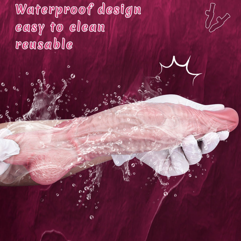 7 Inch Realistic Dildo | Dual-Density Bareskin Silicone Handheld & Suction Cup – Domlust