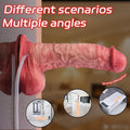 Squirting Strap-On Dildo with Suction Cup — Realistic Silicone Ejaculating Sex Toy for Anal & Vaginal Play