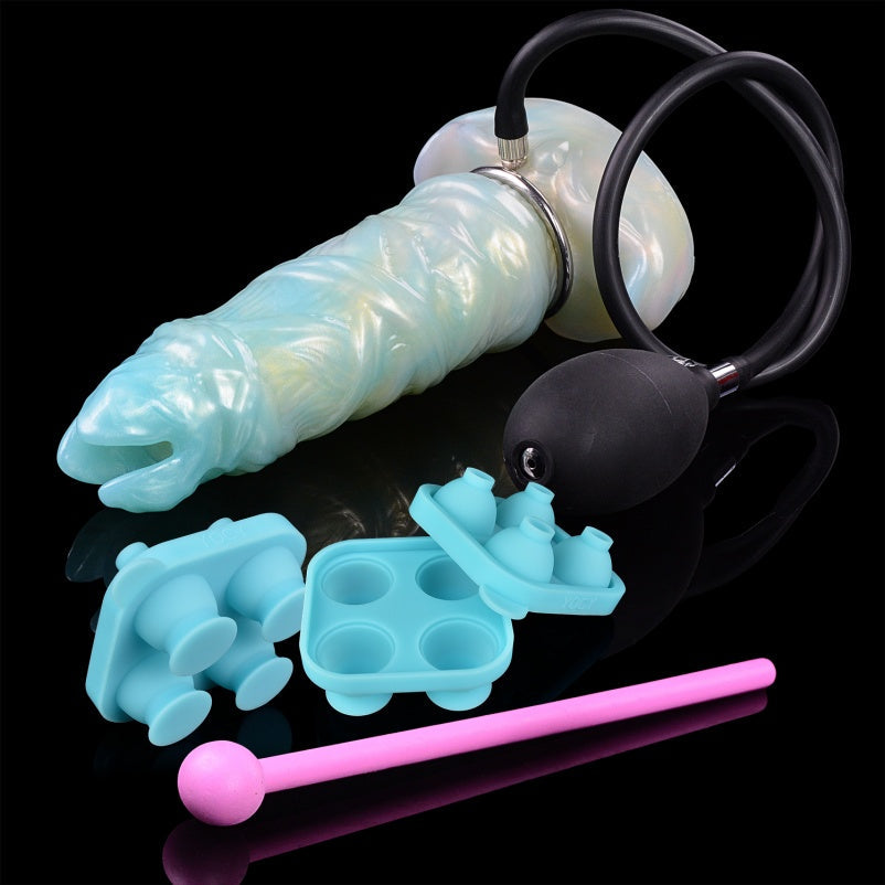Domlust Ovipositor Dildo – Inflatable Egg-Laying Fantasy Toy | Dragon Alien Monster Silicone