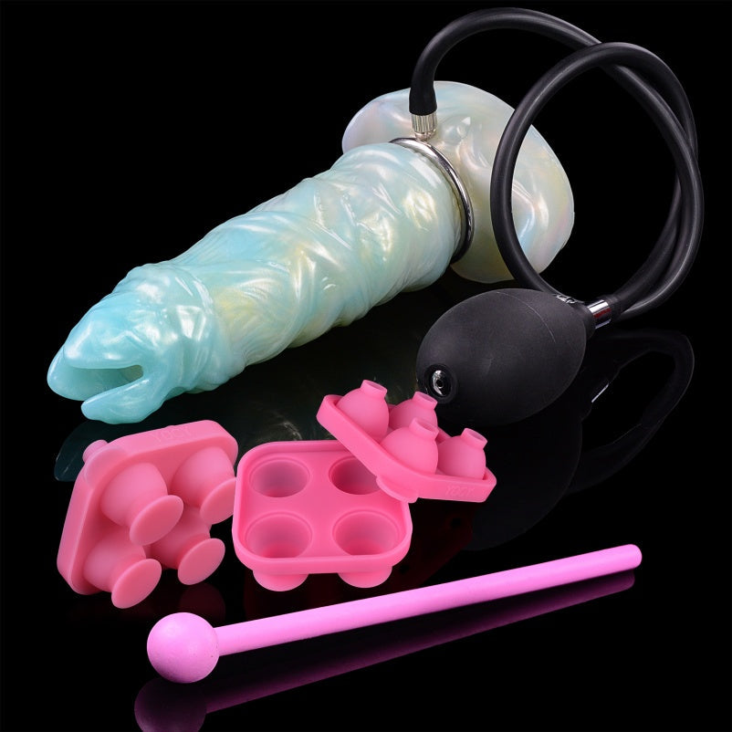Domlust Ovipositor Dildo – Inflatable Egg-Laying Fantasy Toy | Dragon Alien Monster Silicone