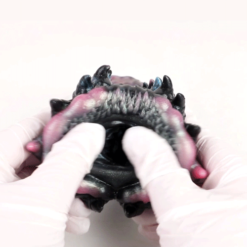 Fantasy Alien Pocket Pussy – Textured Demon Claw Male Masturbator Silicone Mini Sex Doll