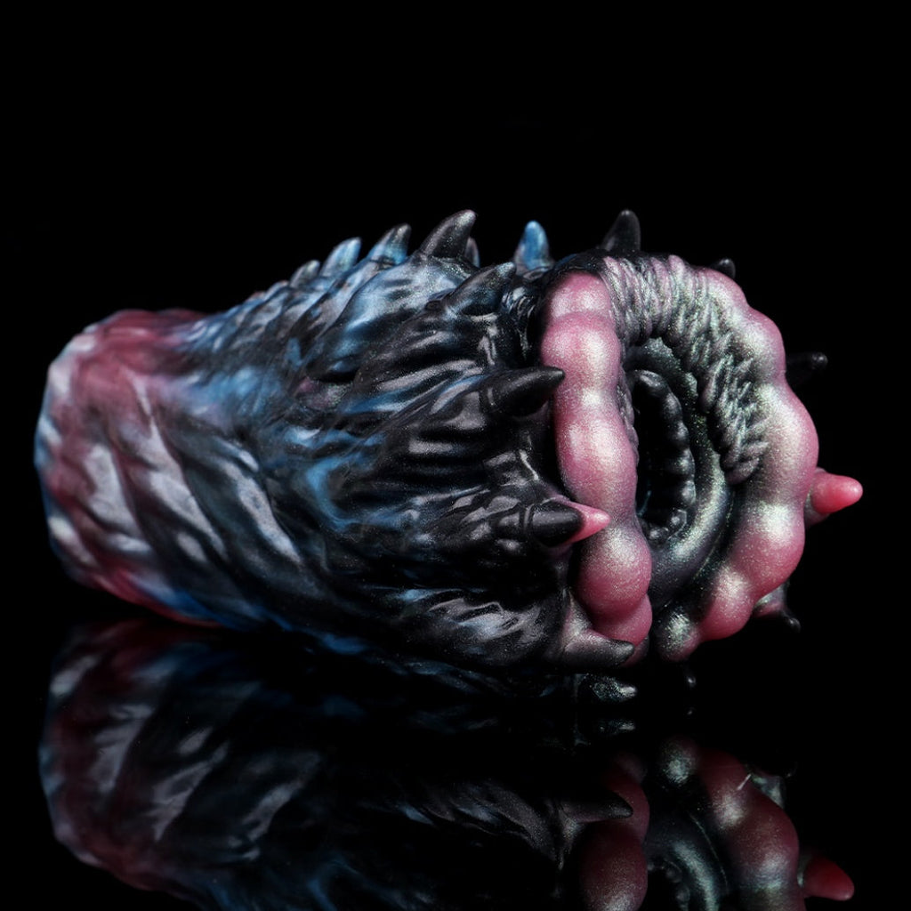 Fantasy Alien Pocket Pussy – Textured Demon Claw Male Masturbator Silicone Mini Sex Doll