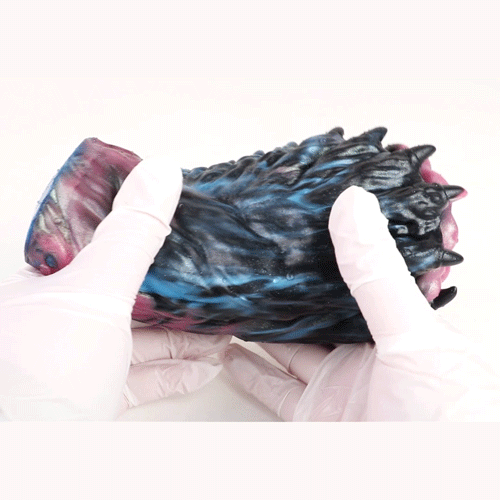 Fantasy Alien Pocket Pussy – Textured Demon Claw Male Masturbator Silicone Mini Sex Doll