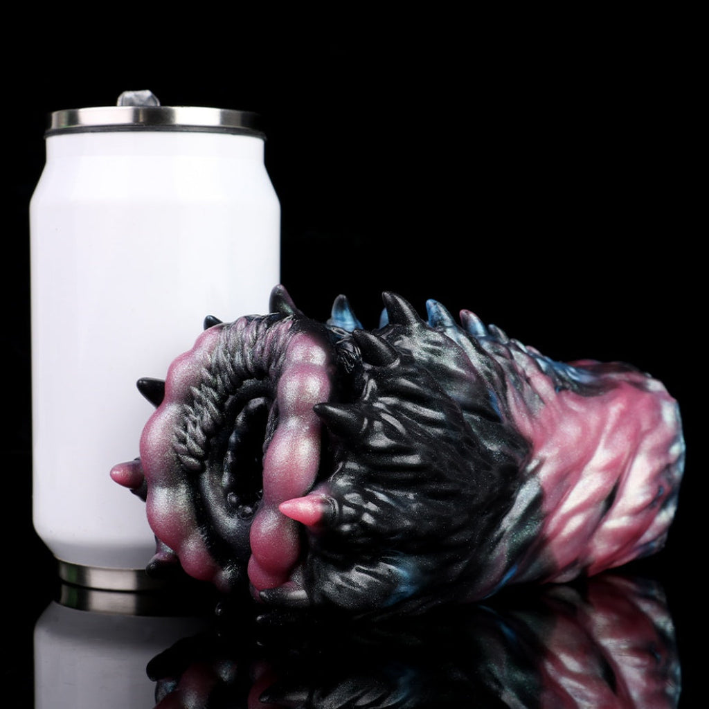 Fantasy Alien Pocket Pussy – Textured Demon Claw Male Masturbator Silicone Mini Sex Doll