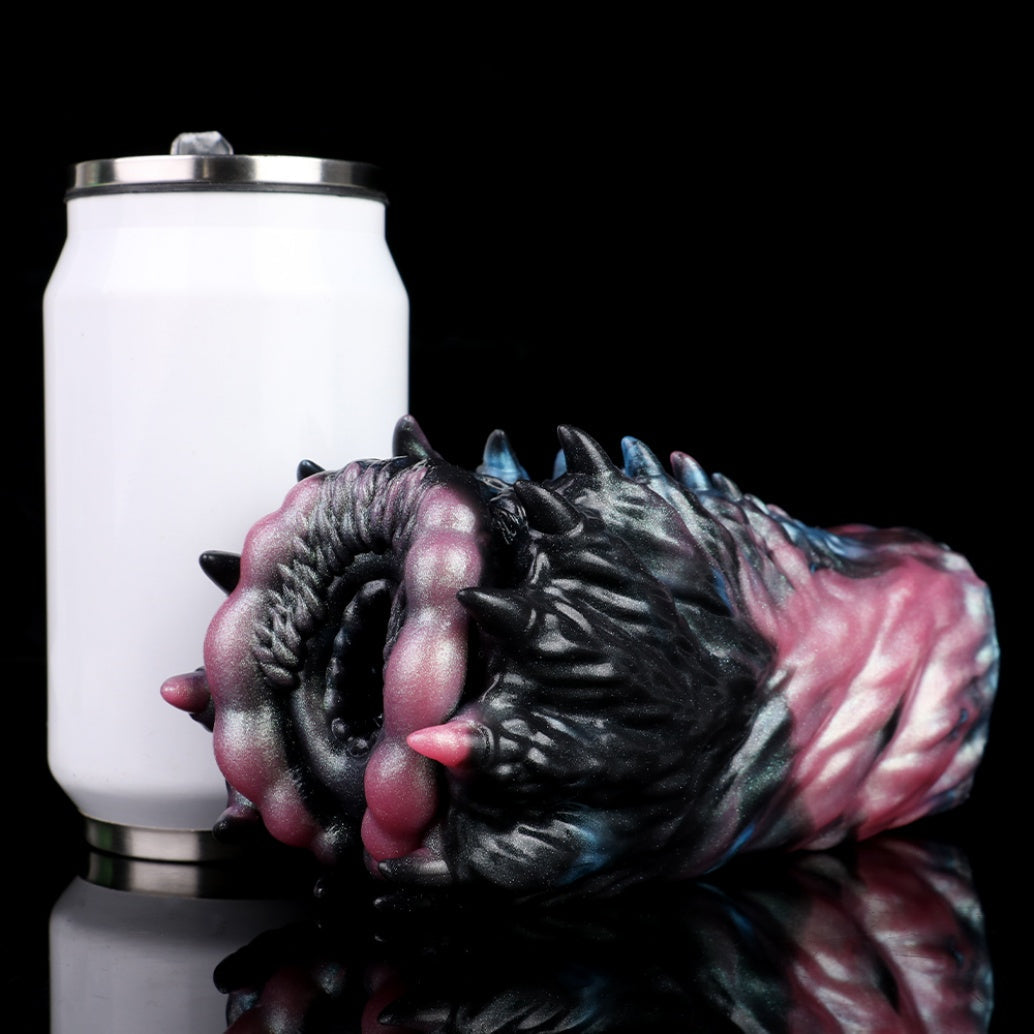 Fantasy Alien Pocket Pussy – Textured Demon Claw Male Masturbator Silicone Mini Sex Doll
