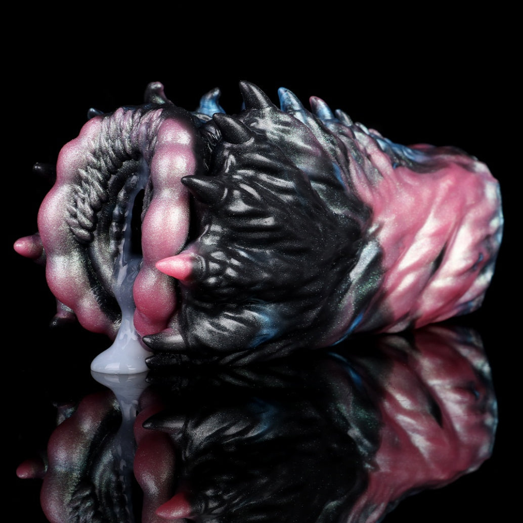 Fantasy Alien Pocket Pussy – Textured Demon Claw Male Masturbator Silicone Mini Sex Doll