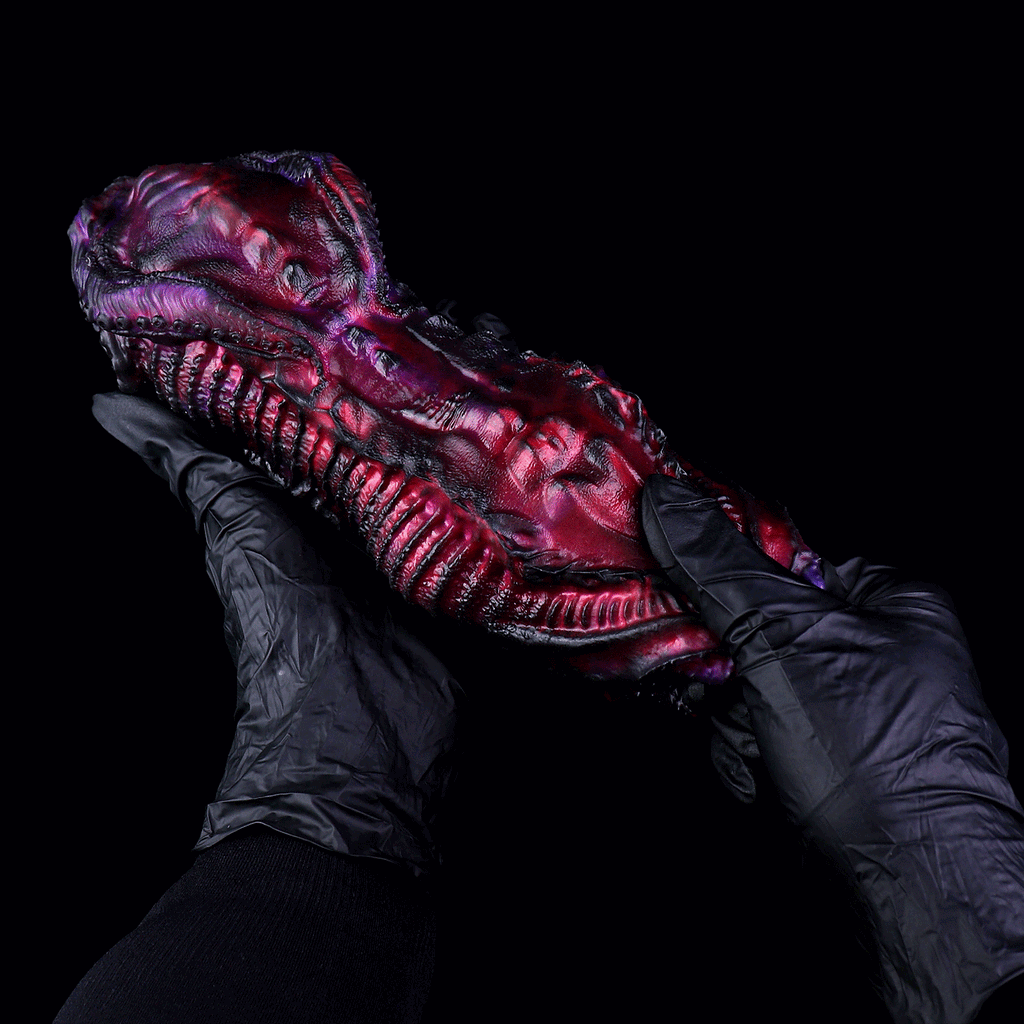 Fantasy Alien Platinum Silicone Sex Doll – Demon Dragon Dual-Ended Masturbation Cup for Men
