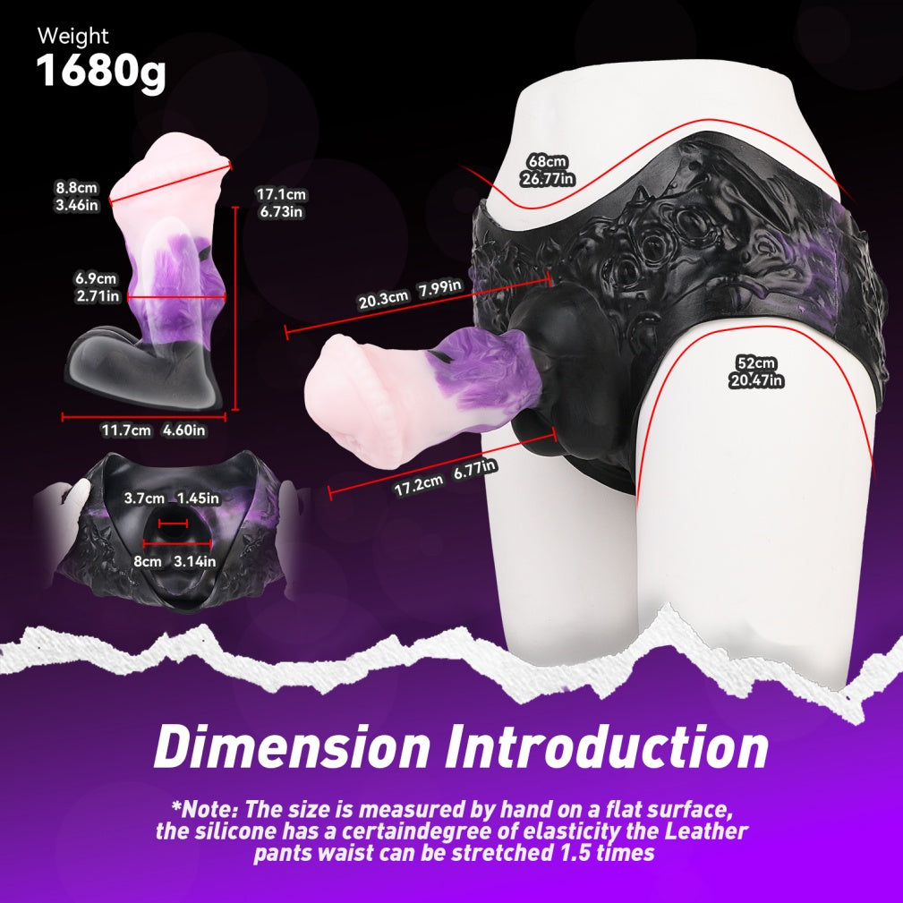 Fantasy Silicone Penis Extender Sheath Underwear-Instant Size & Girth Enhancement for Men