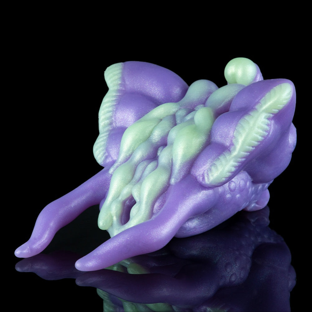 Alien Creature Pocket Pussy — Deep-Sea Moth Oral Stroker | Heavy Fetish Silicone