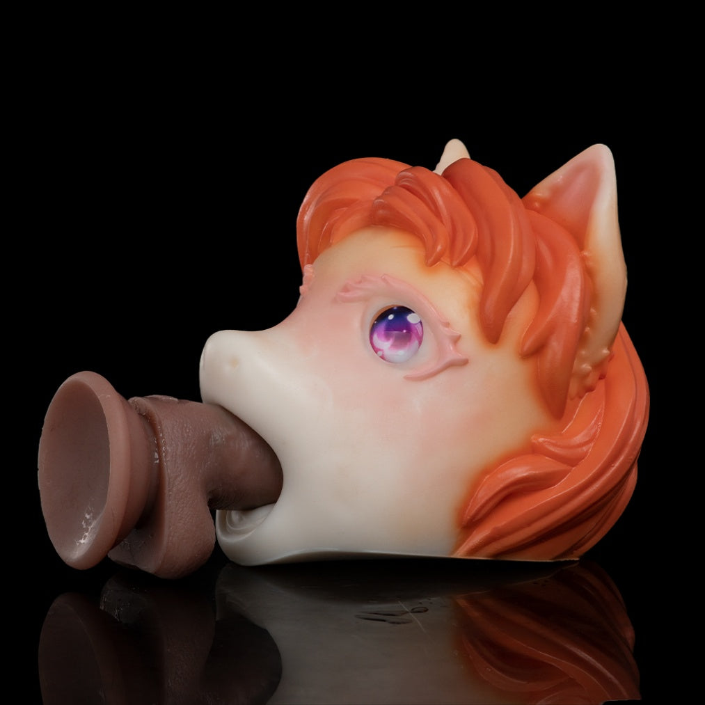 Deer Pony Silicone Oral Sex Doll - Fantasy Mens Penis Blowjob Masturbation Fetish Toys Gift