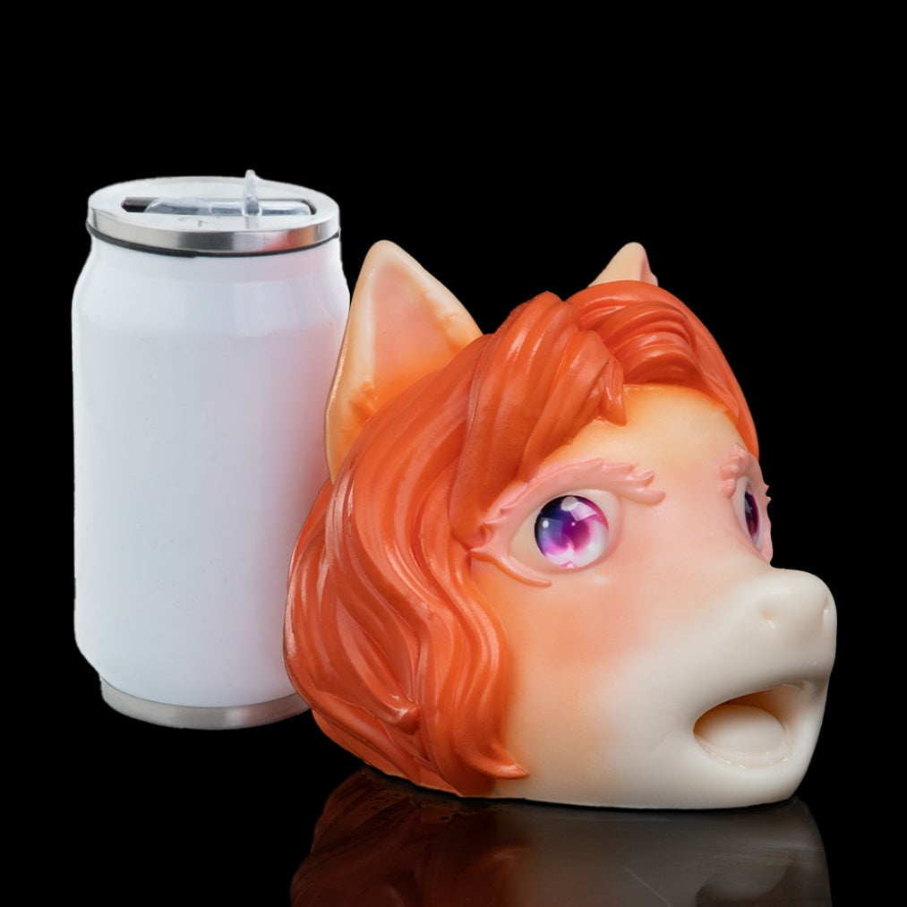 Deer Pony Silicone Oral Sex Doll - Fantasy Mens Penis Blowjob Masturbation Fetish Toys Gift