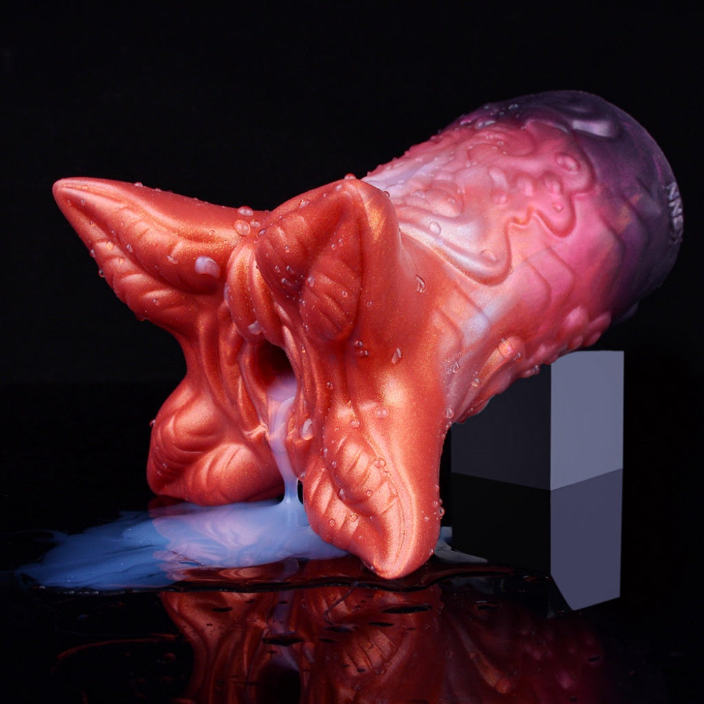 Fantasy Crimson Bloom Pocket Pussy – Silicone Flower Bud Alien Sex Doll Men Masturbation Cup