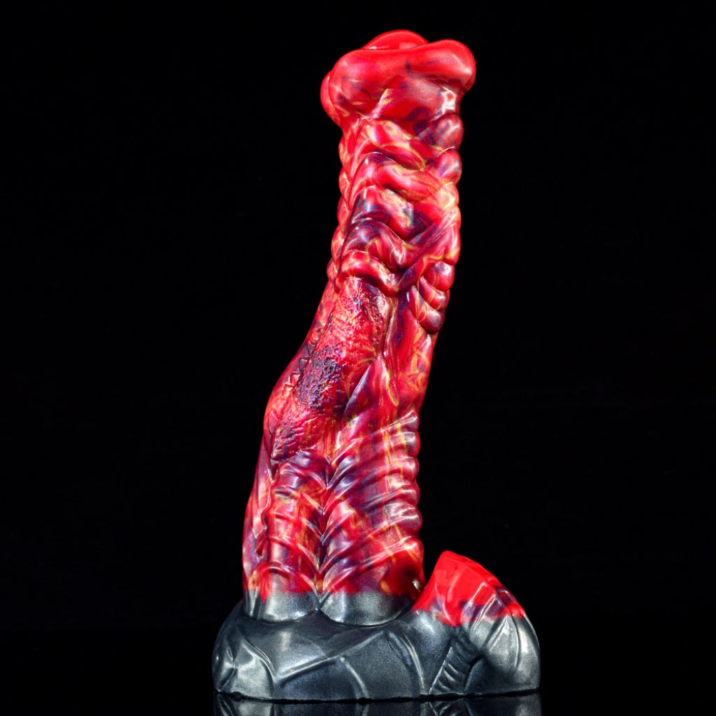Fire Dragon Silicone Fantasy Dildo | Textured Monster Cock | Domlust