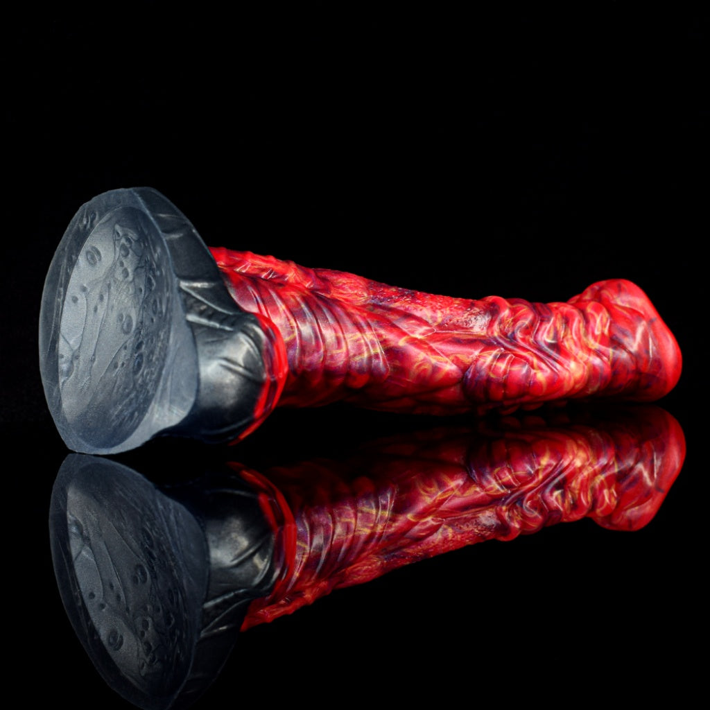 Fire Dragon Silicone Fantasy Dildo | Textured Monster Cock | Domlust