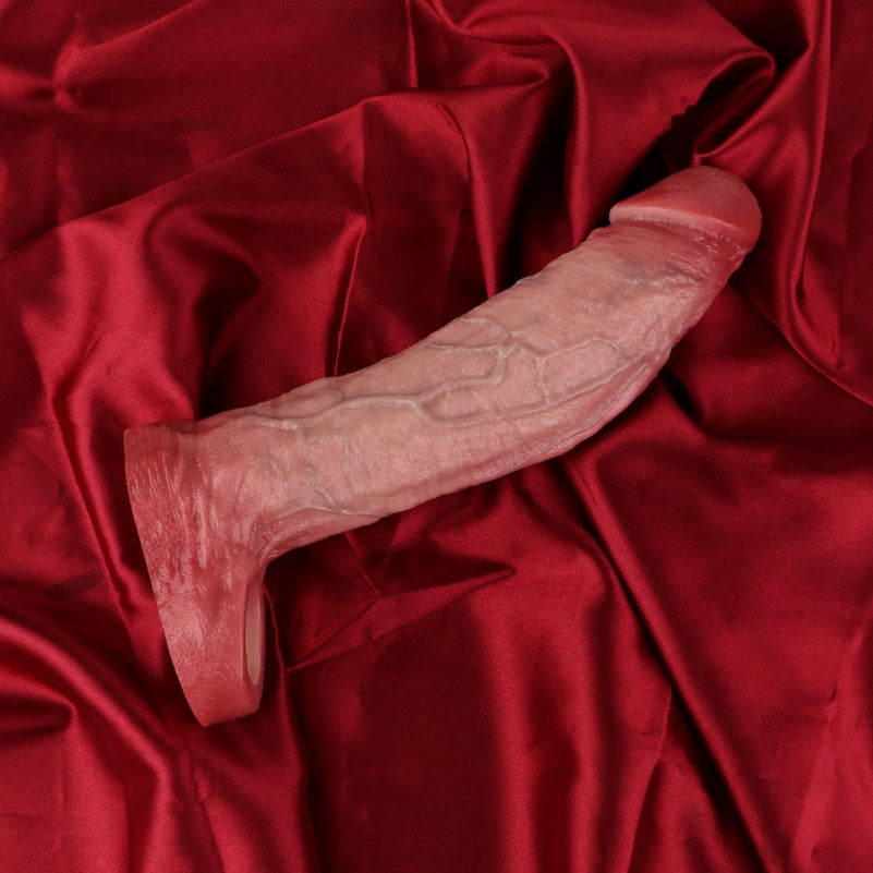 8-inch Realistic Cock Sleeve Sheath - Remote Control Vibrating Penissleeve Extender for Men