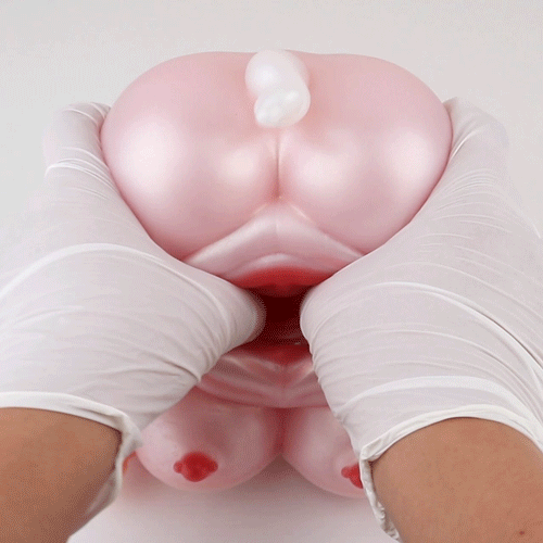 Pink Pig Pussy Torso Sex Doll - Fantasy Silicone Animal Pussies Masturbation Toy for Men