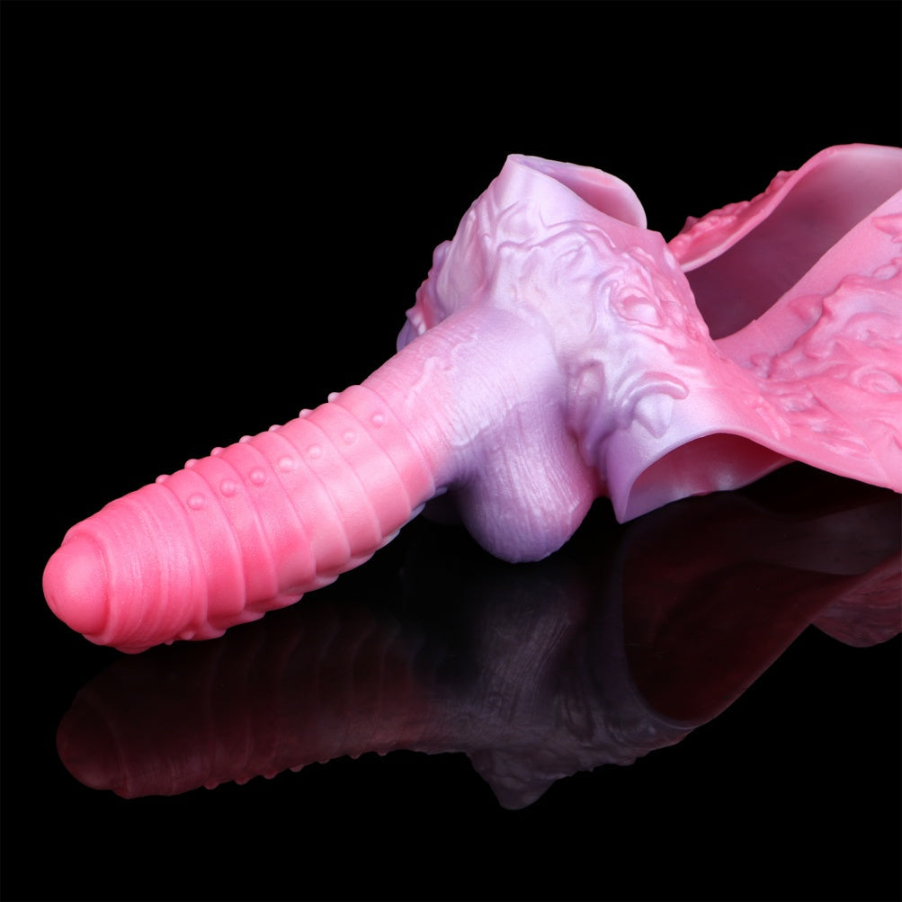 Fantasy Monster Silicone Sheath Underwear - Penis Sleeeve Extender Pant for Enhanced Size