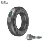Slim Wearable Vibrating Cock Ring – Semen Control & Performance Extension for Male Sex Toys