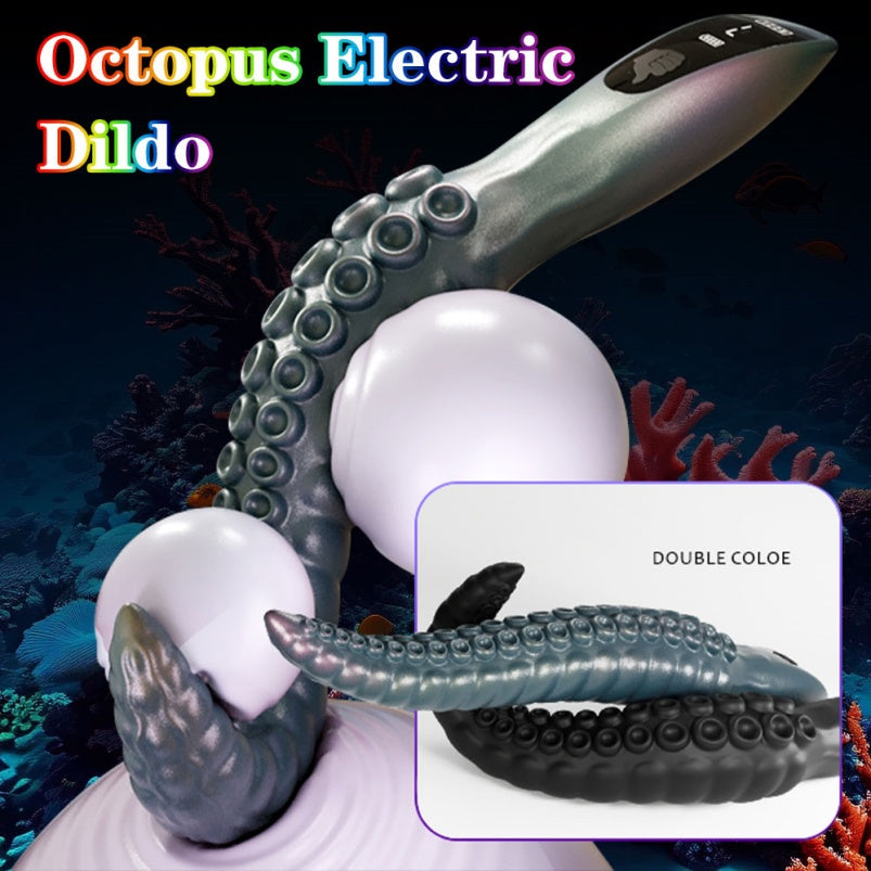 Domlust VoidCoil – Tentacle Vibrating Butt Plug | Sucker Texture + Multi-Mode Vibration | Platinum Silicone Alien Fetish