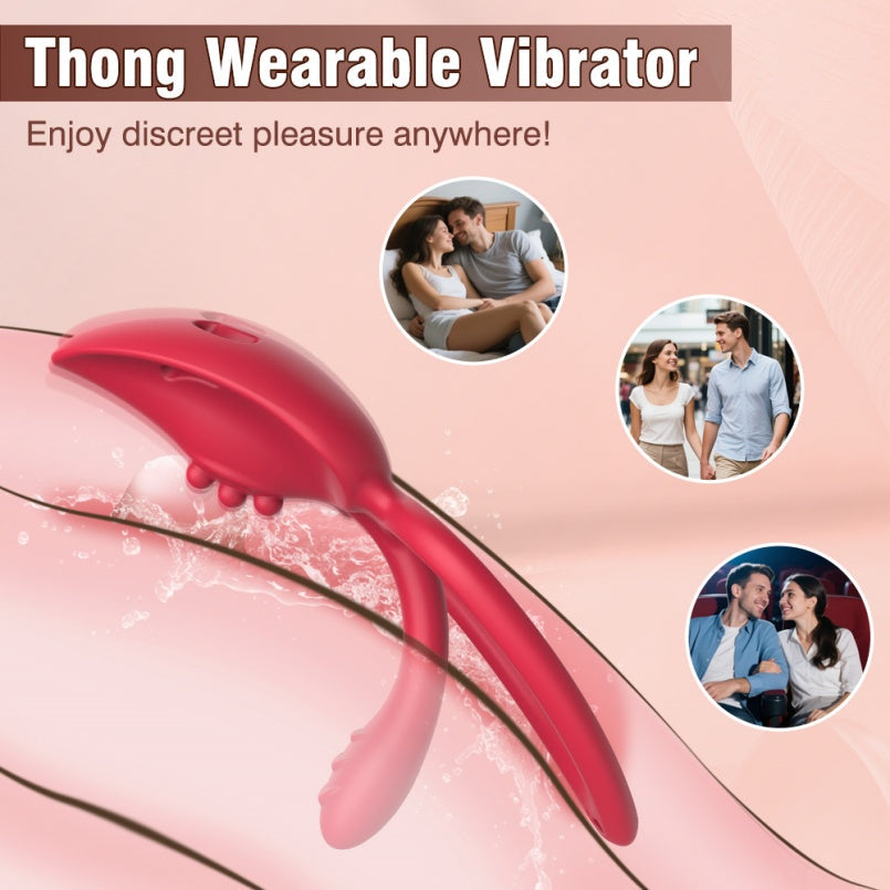Vibrating Cock Ring with Rose Magic Wand – Strap-On Compatible Oral Sex Toys for Man & Women