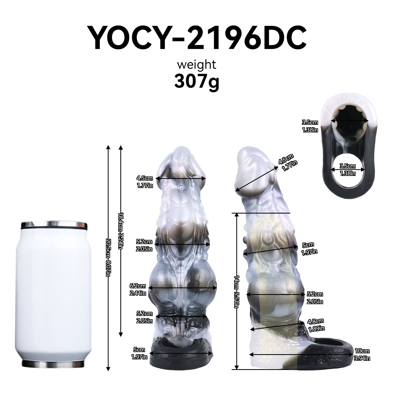 Dragon Scale Silicone Vibrating Cock Sleeve – Fantasy Penis Extender Sleeve for Stronger, Longer Performance