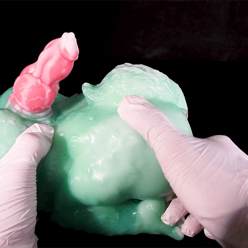 2-in-1 Monster Pocket Pussy & Knot Dildo | Dual Alien Fantasy Sex Toy | Domlust