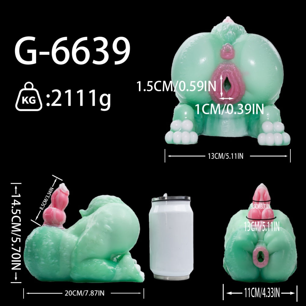 2-in-1 Monster Pocket Pussy & Knot Dildo | Dual Alien Fantasy Sex Toy | Domlust