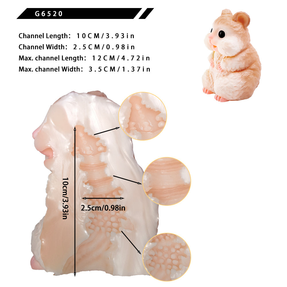 Hamster Pocket Pussy Animal Sex Doll – Cute Animal Stroker for Men Who Love Furry Fantasy