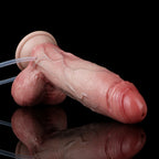 Domlust Inflatable Squirting Dildo – Expandable Shaft + Ejaculating Function | Strap-On Ready Silicone