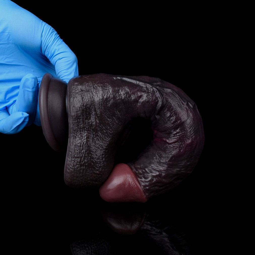 Domlust Realistic Dildo – Dual-Layer Platinum Silicone with Movable Skin & Suction Cup | Life-Size G-Spot