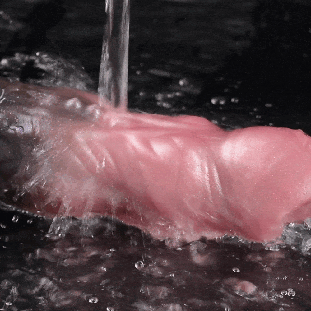 Domlust Fantasy Monster Dildo – Dual-Density Platinum Silicone Tapered Shaft Suction Cup Anal & Vaginal Fetish Toy