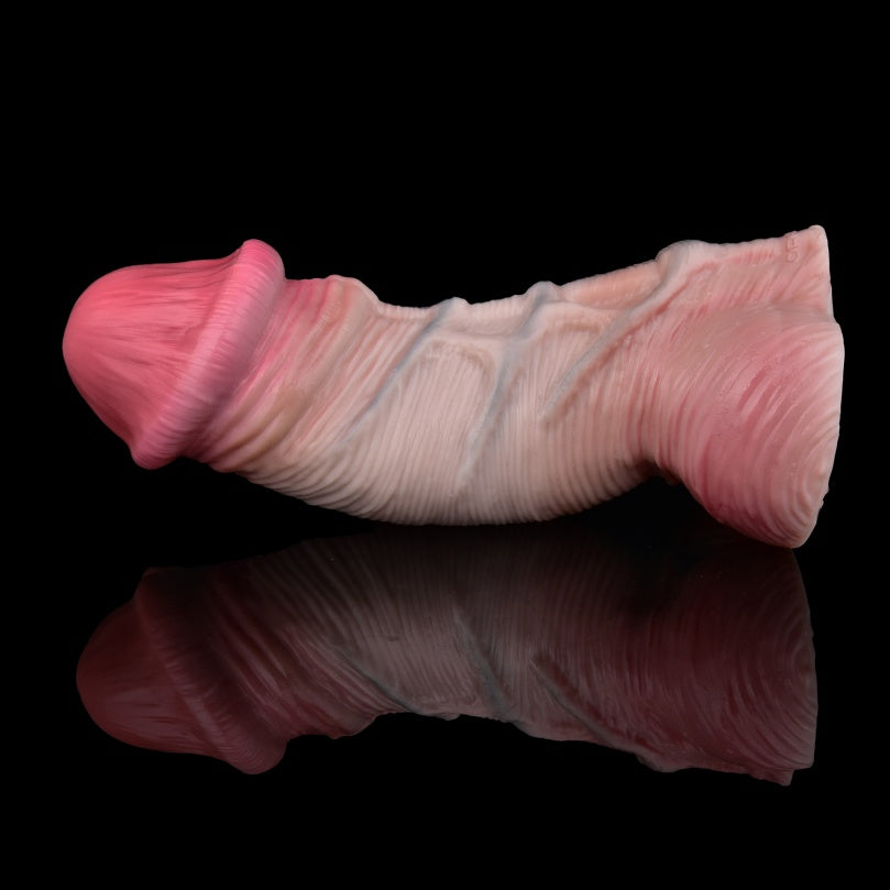 Huge Realistic Dildo – Dual Density Silicone Big Dildo with Lifelike Skin Texture
