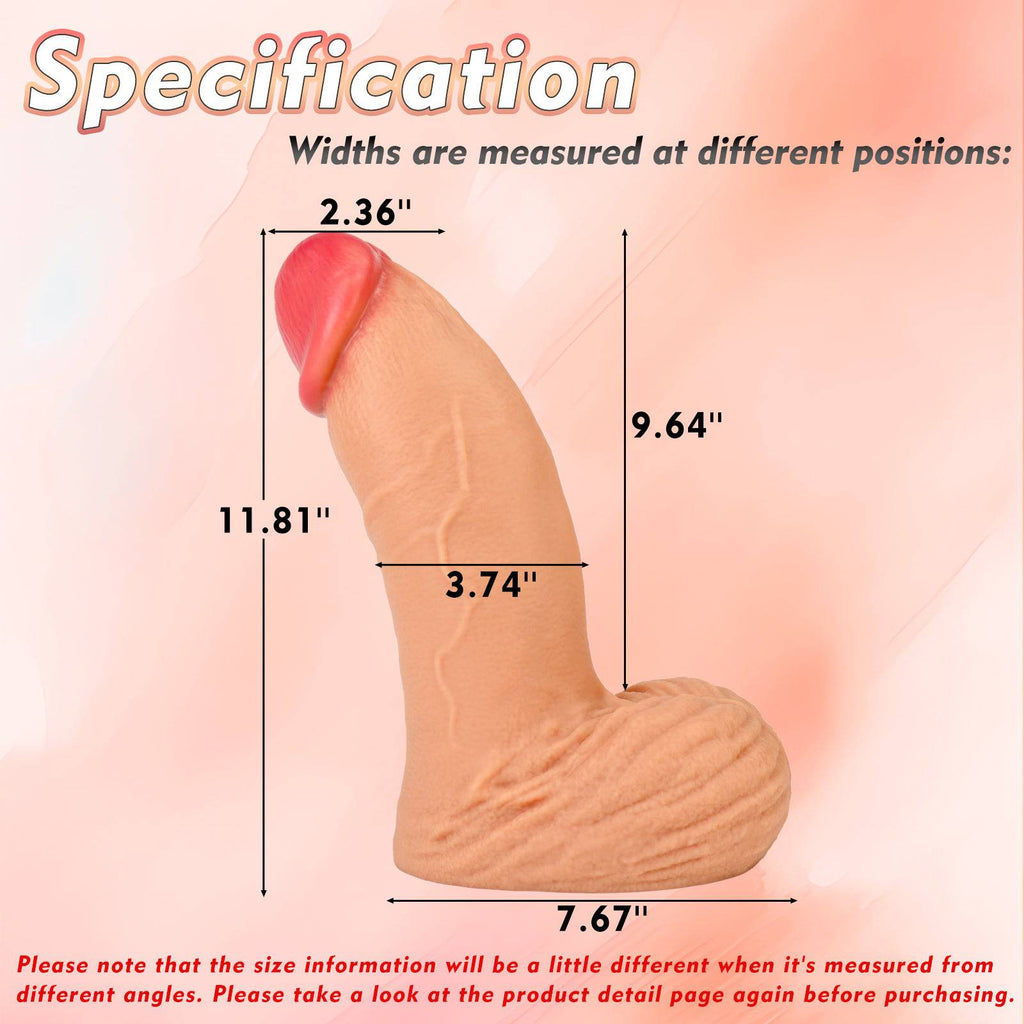 Zinger 11 Inch Thick Realistic Dildo - Tarisss Sex Toy Store