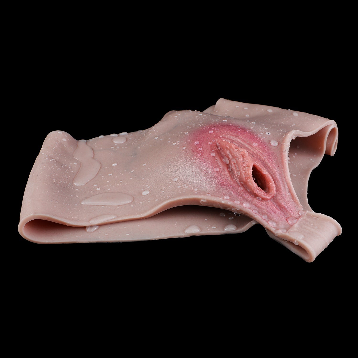 Platinum Silicone Realistic Pussy Panties with Insertable Vagina — Wearable Fake Vagina Panty for Feminization Play