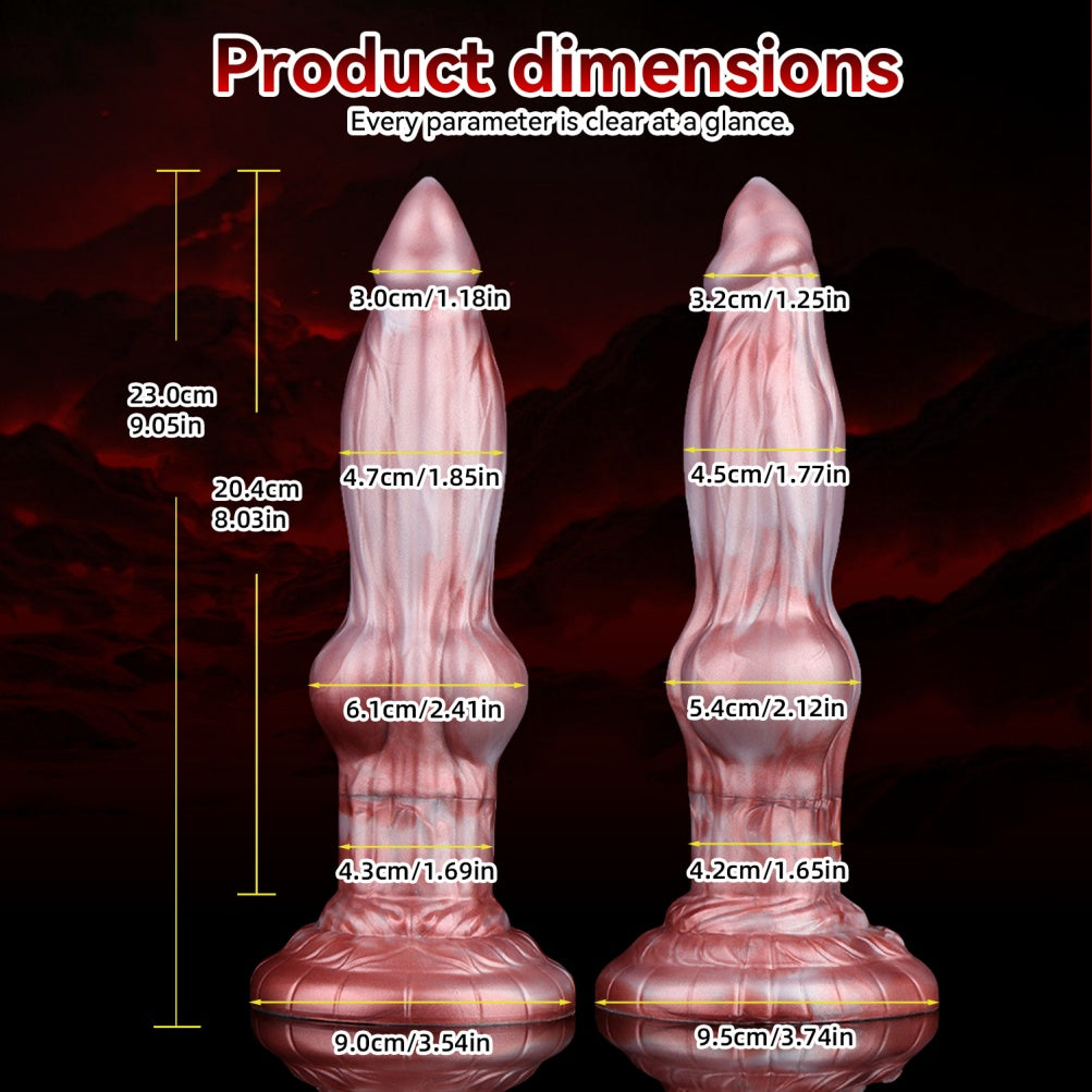 Fantasy Dog Knot Inflatable Dildos-Expansion & G-Spot Stimulation Sex Toys