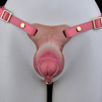 Realistic Strap-On Dildo — Dual-Density Silicone Wearable Penis for Pegging & Lesbian Sex by Domlust