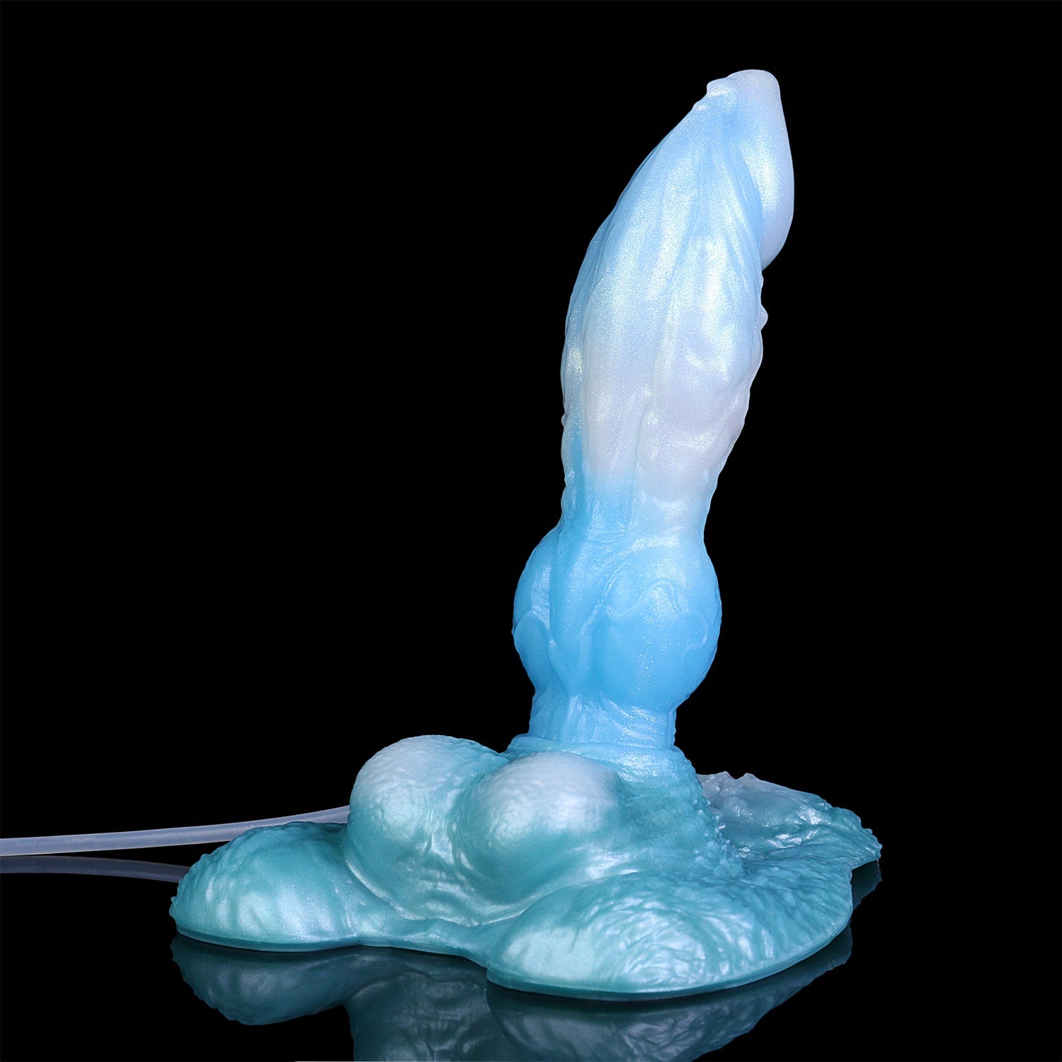 Squirting Dragon Dog Knot Dildo – Ejaculating Fantasy Silicone Toy with Electric Water Sprayer for Immersive Knotting Play