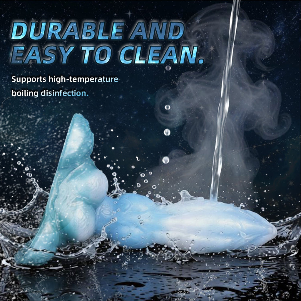 Squirting Dragon Dog Knot Dildo – Ejaculating Fantasy Silicone Toy with Electric Water Sprayer for Immersive Knotting Play