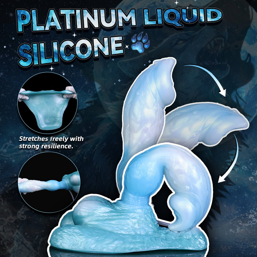 Squirting Dragon Dog Knot Dildo – Ejaculating Fantasy Silicone Toy with Electric Water Sprayer for Immersive Knotting Play