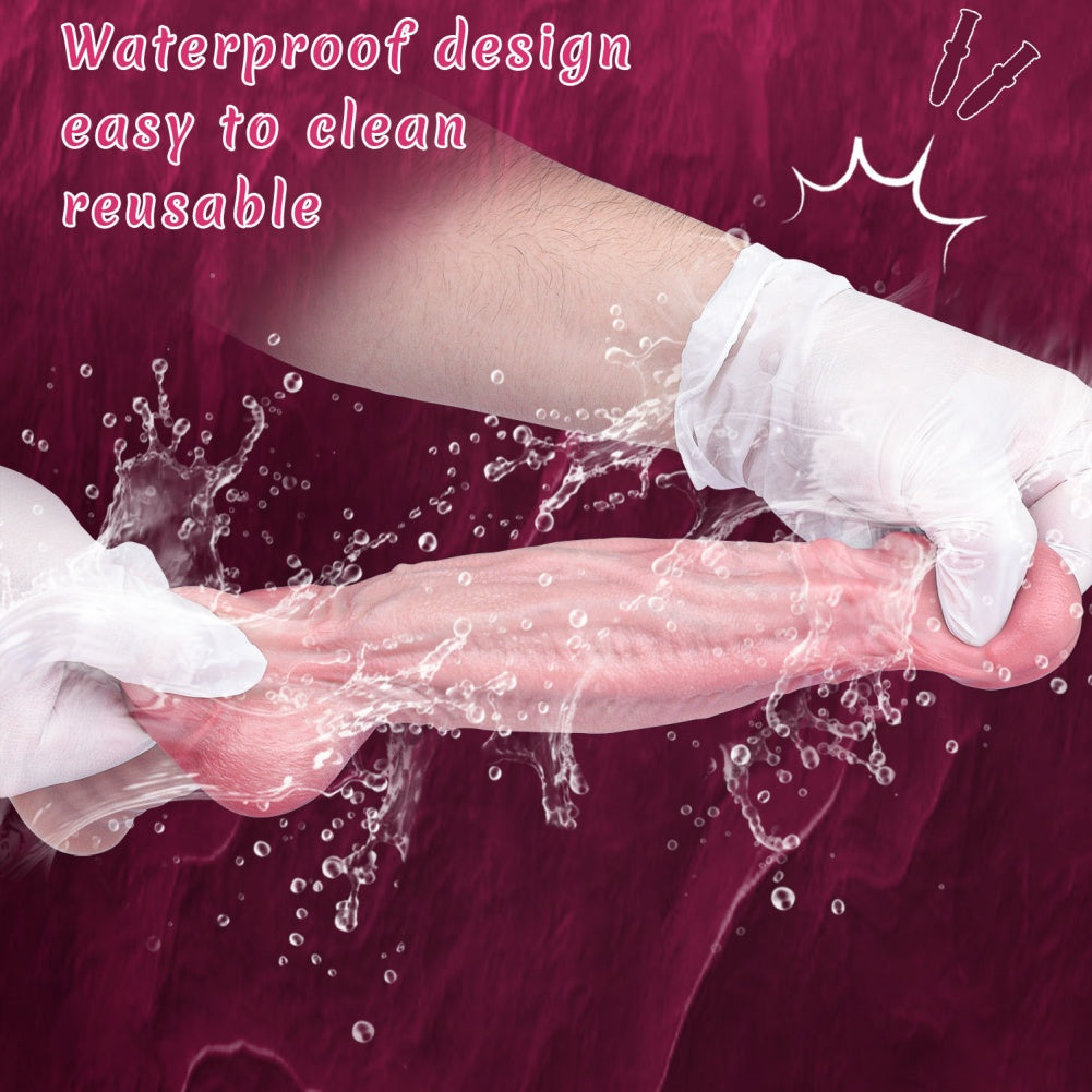 7 Inch Realistic Dildo – Dual Density Platinum Silicone | Flesh Tone Life-Size Replica