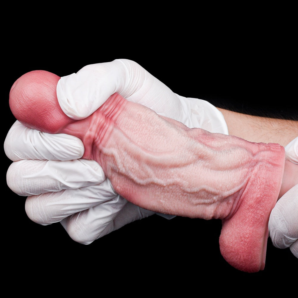 7 Inch Realistic Dildo – Dual Density Platinum Silicone | Flesh Tone Life-Size Replica