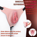 Fantasy Femboy Wearable Vagina Pants – Flesh-Like Realistic Silicone Sex Toy for Gay Lesbian