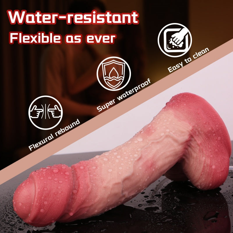 Domlust NobleSculpt — Dual Density Silicone Squirting Dildo | Life-Size Anal & G-Spot Toy